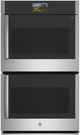 GE Profile™ 30" Stainless Steel Smart Double Electric Wall Oven with Right-Hand Side-Swing Door-0