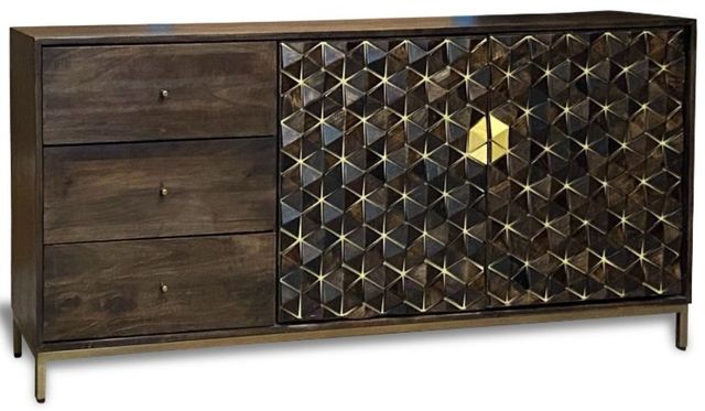 Jaipur Furniture Pintu Brown 2-Door Sideboard-0