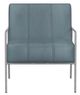 International Furniture Direct Aragon Blue/Blacksmithing Silver Accent Chair-1