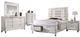 Elements International Twenty Nine 5-Piece White Full Youth Bedroom Set-0