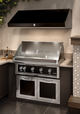 Hestan® GVP Series 48" Steeletto Outdoor Pro Canopy Hood-1