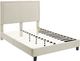 Elements International Erica Natural Upholstered Queen Platform Bed-0
