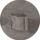 CordaRoy's® Nest Charcoal Chenille Full Bean Bag Cover with Pillow-0