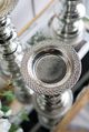 A & B Home Silver Pillar Candle Holder-5