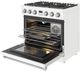 Thor Kitchen® A Series 36" White Contemporary Freestanding Pro Style Gas Range-5