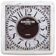 YHD Distressed White Wall Clock-0
