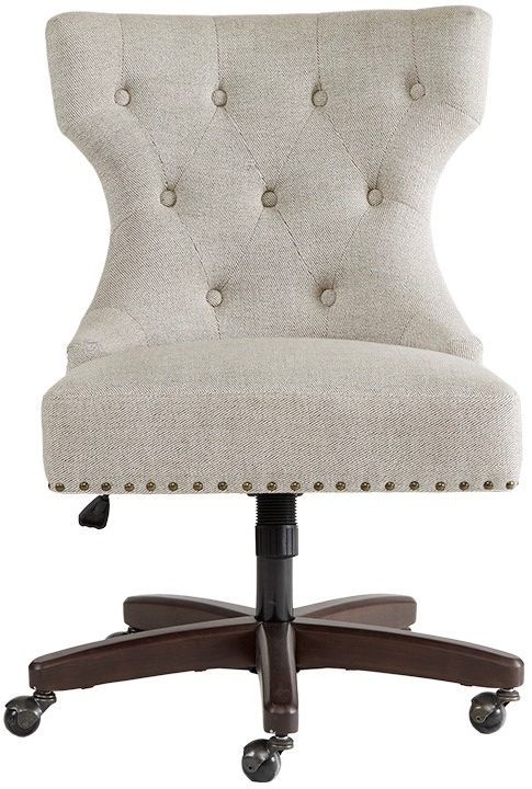 Olliix by Madison Park Cream Erika Office Chair-0