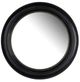 A & B Home Black Sable Round Mirror-0