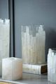 A & B Home Selenite White Lantern-2