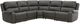 Signature Design by Ashley® 5Z-Harrenhurst 5-Piece Anchor Modular Power Reclining Sectional-0