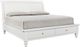 aspenhome® Cambridge White Queen Sleigh Storage Bed-0