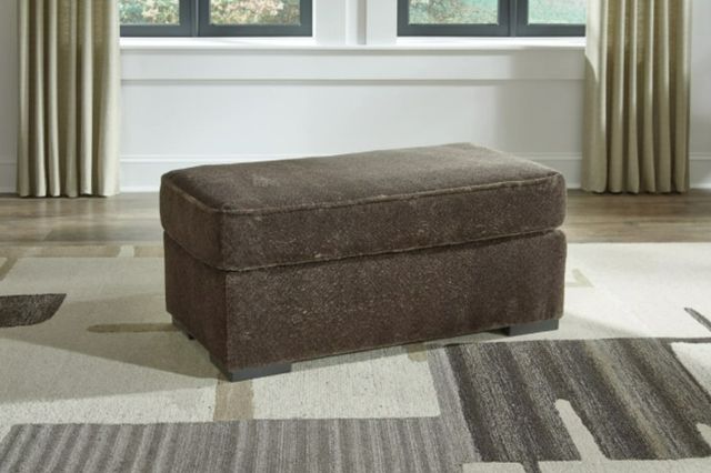 Benchcraft® Aylesworth Chocolate Ottoman-3