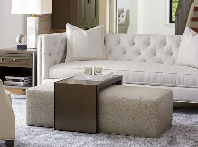 Lexington Home Customizable Ariana Savona Cocktail Ottoman with Slide-1