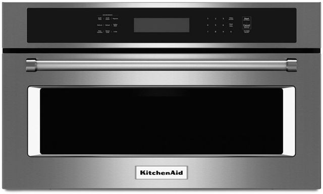 KitchenAid® 1.4 Cu. Ft Stainless Steel Built In Microwave-0