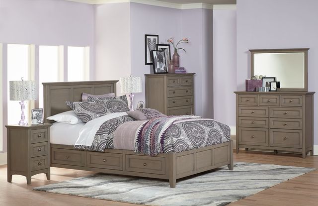 Whittier Wood® Furniture McKenzie Fieldstone Small 3-Drawer Nightstand-1