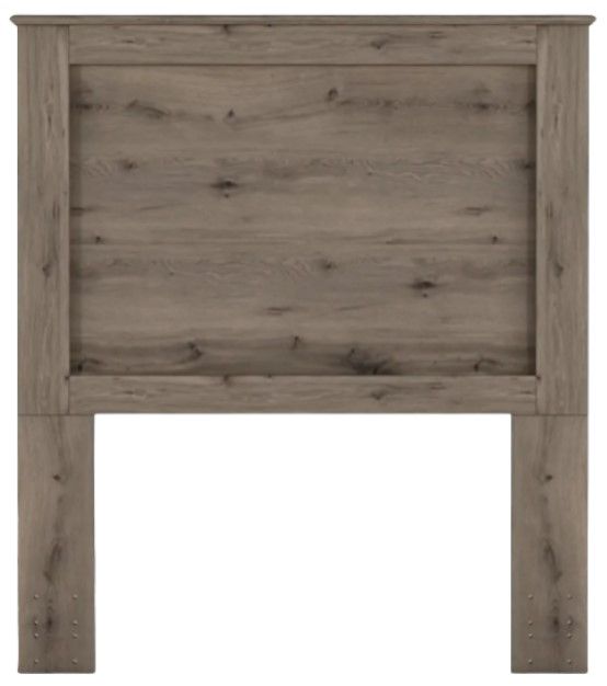 Perdue Woodworks Essentials Weathered Gray Ash Twin Panel Headboard -1