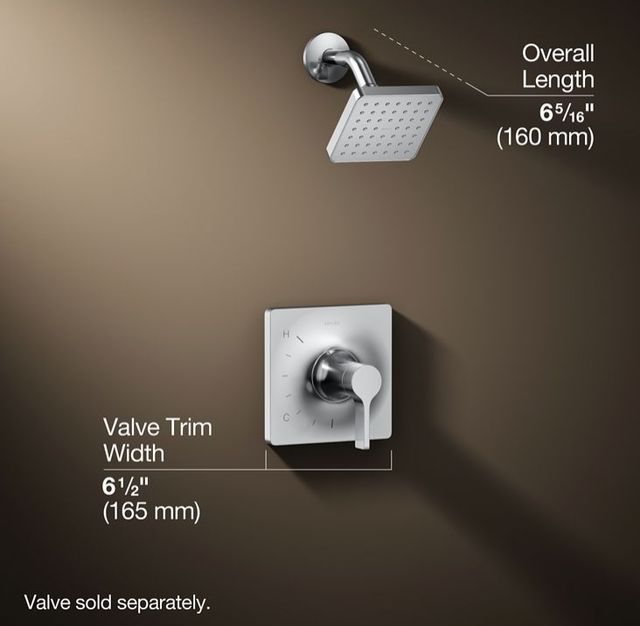 KOHLER® Venza® Rite-Temp® Polished Chrome 1.75 GPM Shower Trim Kit-2