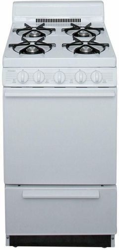 Premier 20" White Freestanding Gas Range
