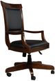 Liberty Furniture Brayton Manor Black/Cognac Jr Executive Desk Chair-1