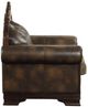 Homelegance® Croydon Brown/Dark Cherry Chair-3