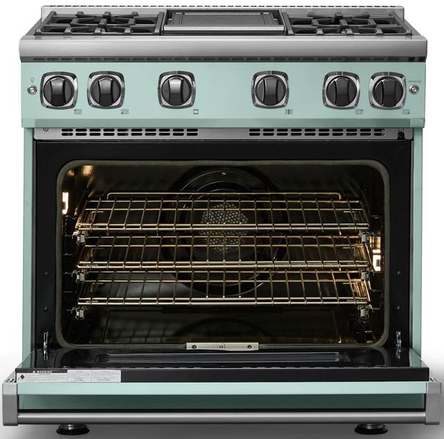 Viking® 7 Series 36" Splash Pro Style Liquid Propane Gas Range with Griddle-1
