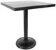CabanaCoast® Customizable Monaco Aluminum 36" Outdoor Square Pedestal Bar Table-0