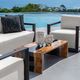 Uttermost® Quarried Stone 2-Piece White Indoor-Outdoor Candleholders-5