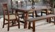 Sunny Designs™ Tuscany Vintage Mocha Ladderback Arm Chair-1