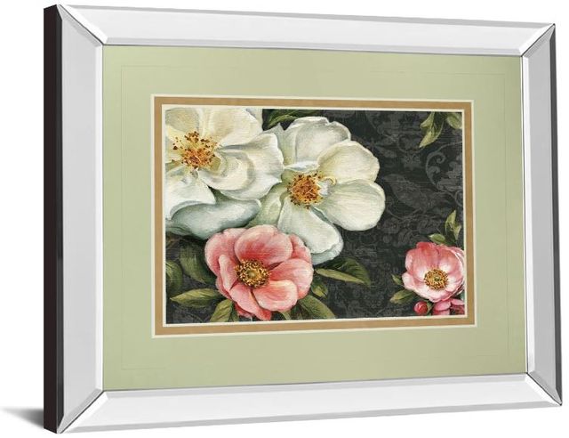 Classy Art Floral Damask I by Lisa Audit Mirror Framed Wall Art-1