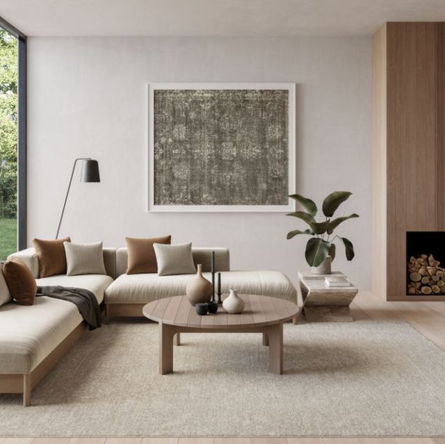 Nourison Home™ Moonlit Gray/Ivory 5'x8' Indoor Area Rug-1
