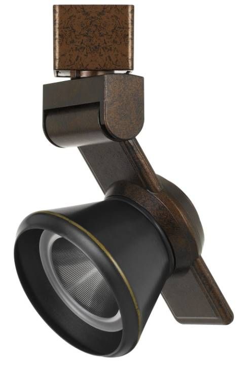 Cal® Lighting & Accessories Black/Rust Track Light-0