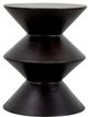 YHD Nali Black Round End Table-0