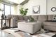Signature Design by Ashley® Ballinasloe Platinum Oversized Accent Ottoman-5