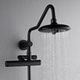 Forno Acqua AcquaFALL Matte Black Retrofit Shower System-5