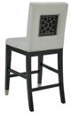 Najarian Furniture Proximity Black/Gray Oak Upholstered Counter Stool-1