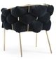 VIG Furniture Modrest Debra Black/Brass Dining Chair-2