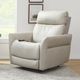 Flexsteel® Artemis Dove Power Rocking Recliner with Power Headrest, Lumbar, Heat, and Massage-1