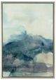 A & B Home Blue/Purple/White Aegean Framed Acrylic Wall Art Print-1