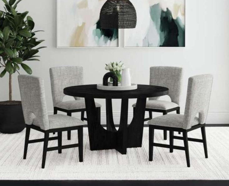 Elements International Oregon Dining Chair - Thumbnail 2