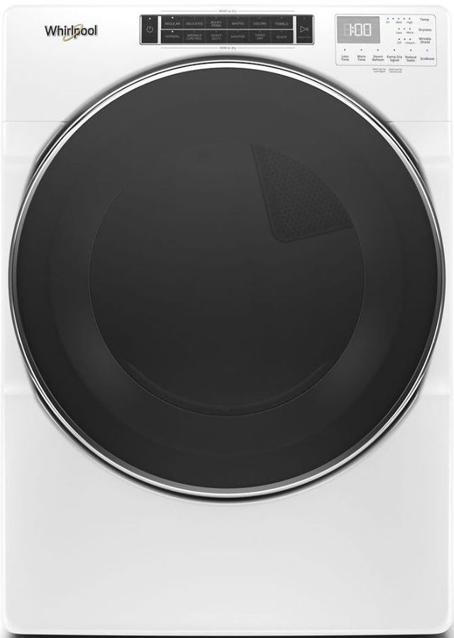 Whirlpool® White Front Load Washer & Gas Dryer Laundry Pair-2