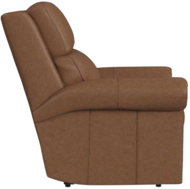 Flexsteel® Customizable Bernard Leather Power Recliner with Power Headrest and Lumbar-2
