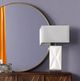 Crestview Collection Rylan Brushed Gunmetal/White Table Lamp-1