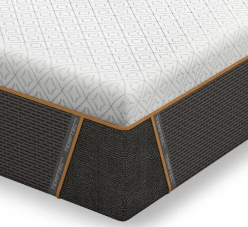 Glideaway® Hybrid Dark Gray and Off-White 12" Firm King Mattress-1