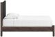 Signature Design by Ashley® Cadmori Black/Brown Youth Twin Upholstered Panel Platform Bed-2