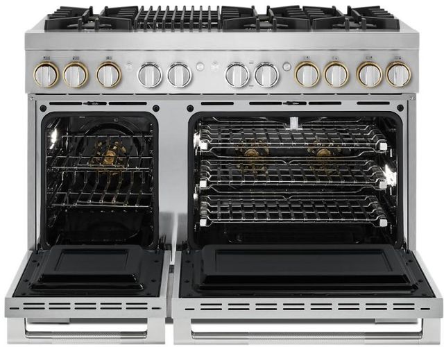 JennAir® RISE™ 48" Stainless Steel Pro Style Dual Fuel Range-1
