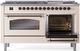 Ilve® Nostalgie II Series 60" Antique White Pro Style Dual Fuel Range-3