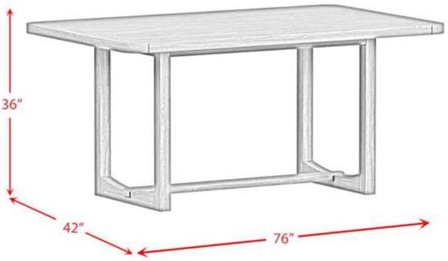 Elements International Glinda Brown Counter Table-2