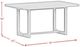 Elements International Glinda Brown Counter Table-2