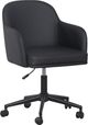 TOV Furniture Sydney Black Vegan Leather Office Desk Chair-0