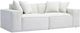 TOV Furniture Mindy Cream Modular Loveseat-0